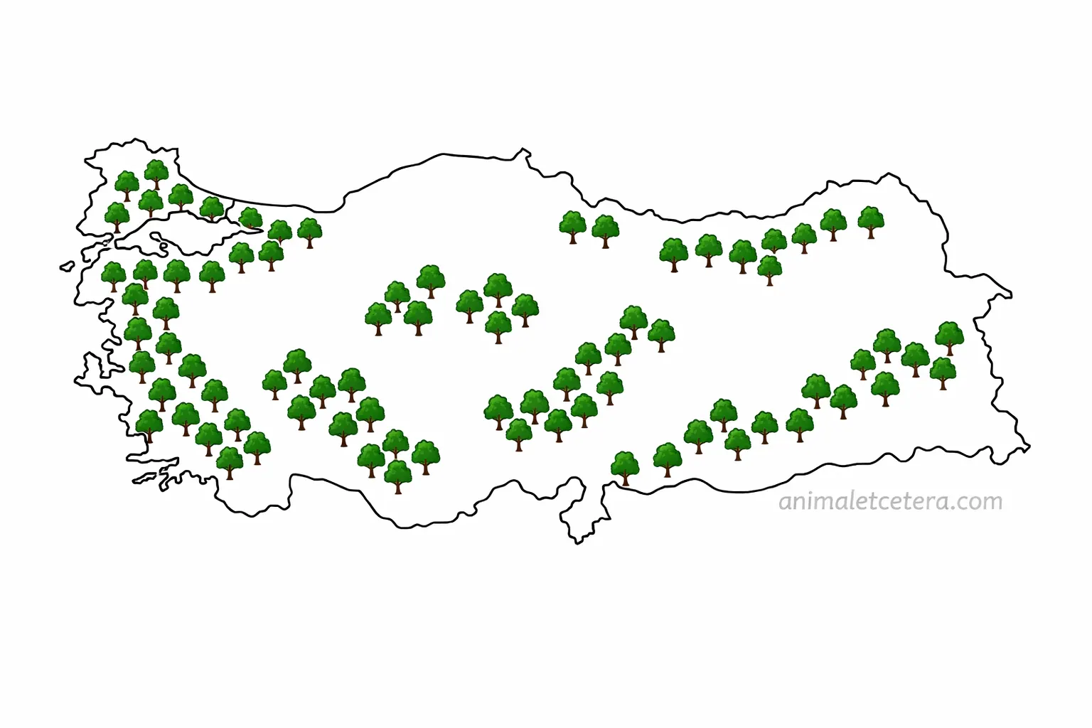 mese dagilimi turkiye
